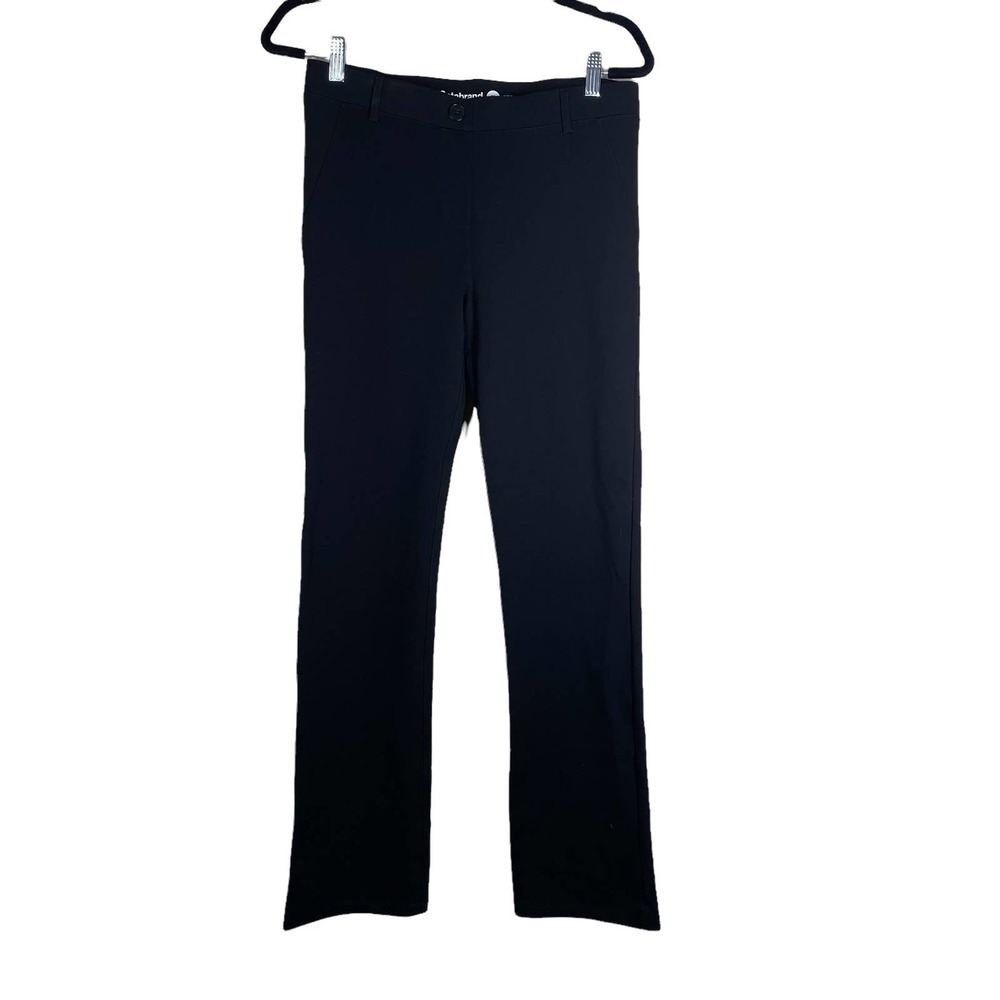 BETABRAND Dress Pant Yoga Pants Straight-Leg Classic Black sz M